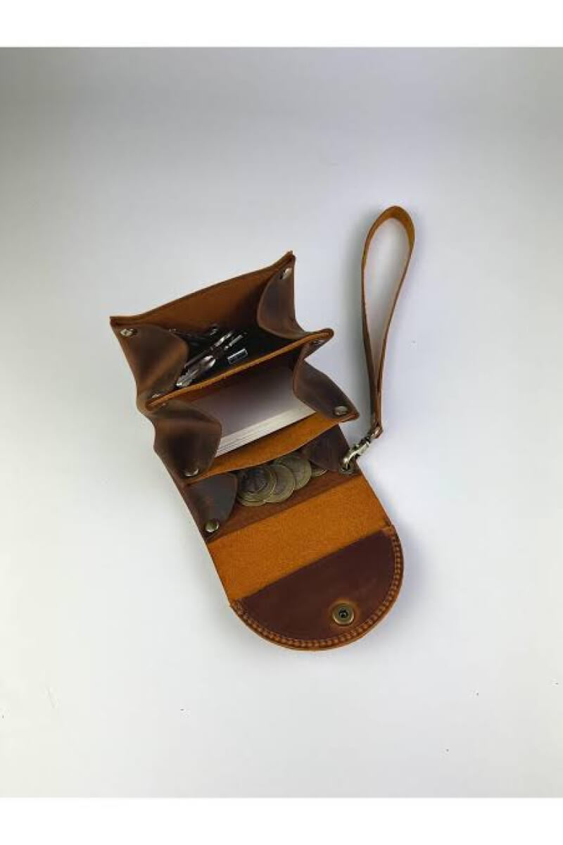 Deri Körüklü Cüzdan