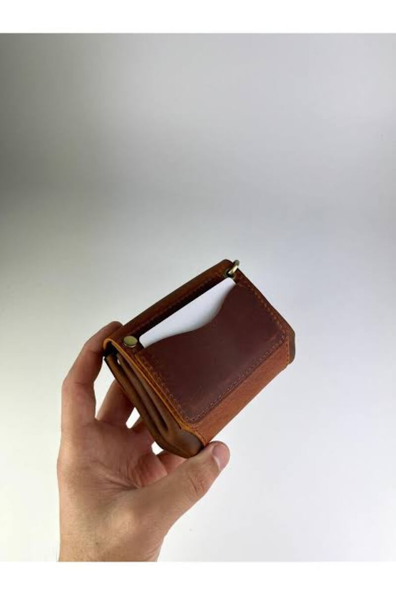 Deri Körüklü Cüzdan