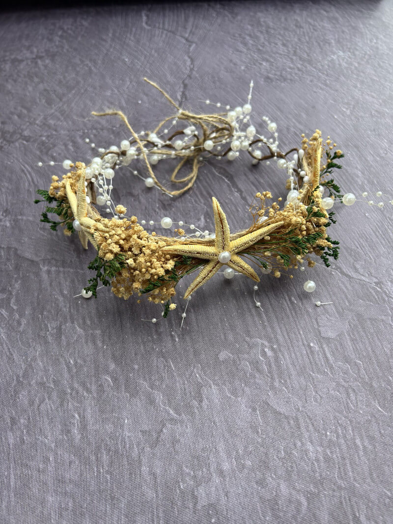 Deniz Yıldızlı-Cipsolu Tamtur Taç