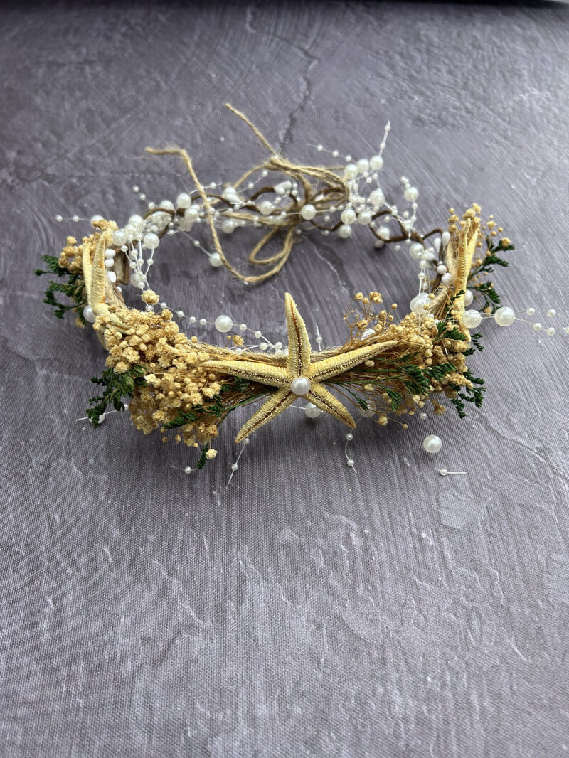 Deniz Yıldızlı-Cipsolu Tamtur Taç