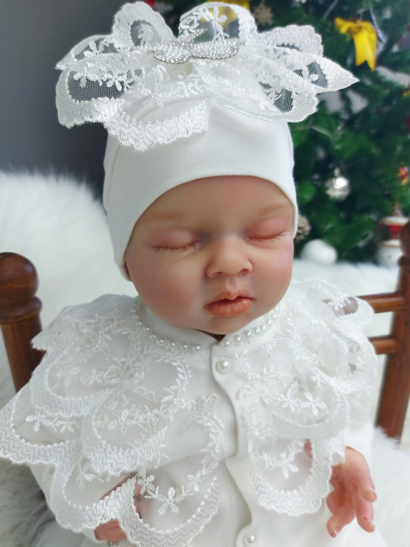 Güpür Ve Inci Detaylı Kız Bebek Tulum Seti,mevlüt Takımı